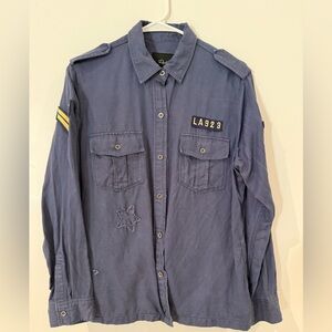 Rails Blue Military Style Jacket